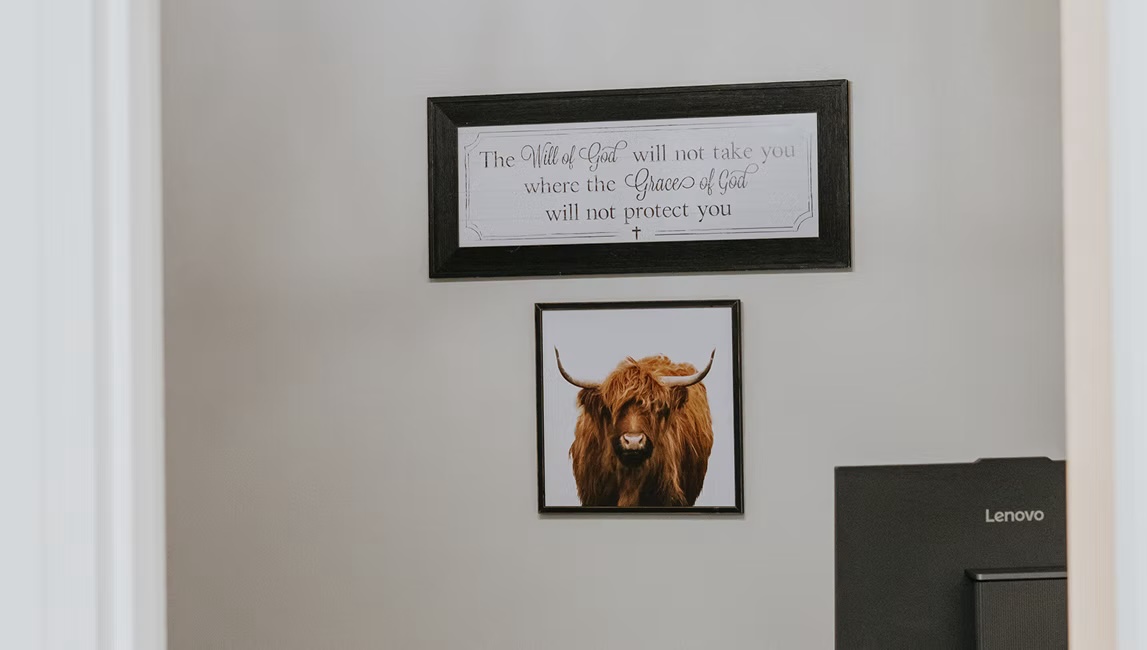 An office inside one of our clinics